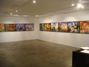 Shifted gallery set up